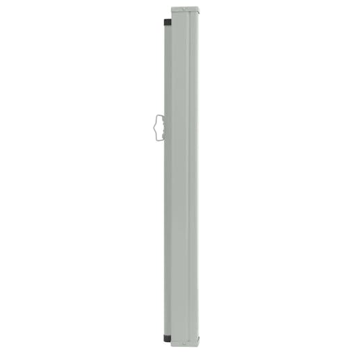 NNEVL Patio Retractable Side Awning 120x500 cm Grey