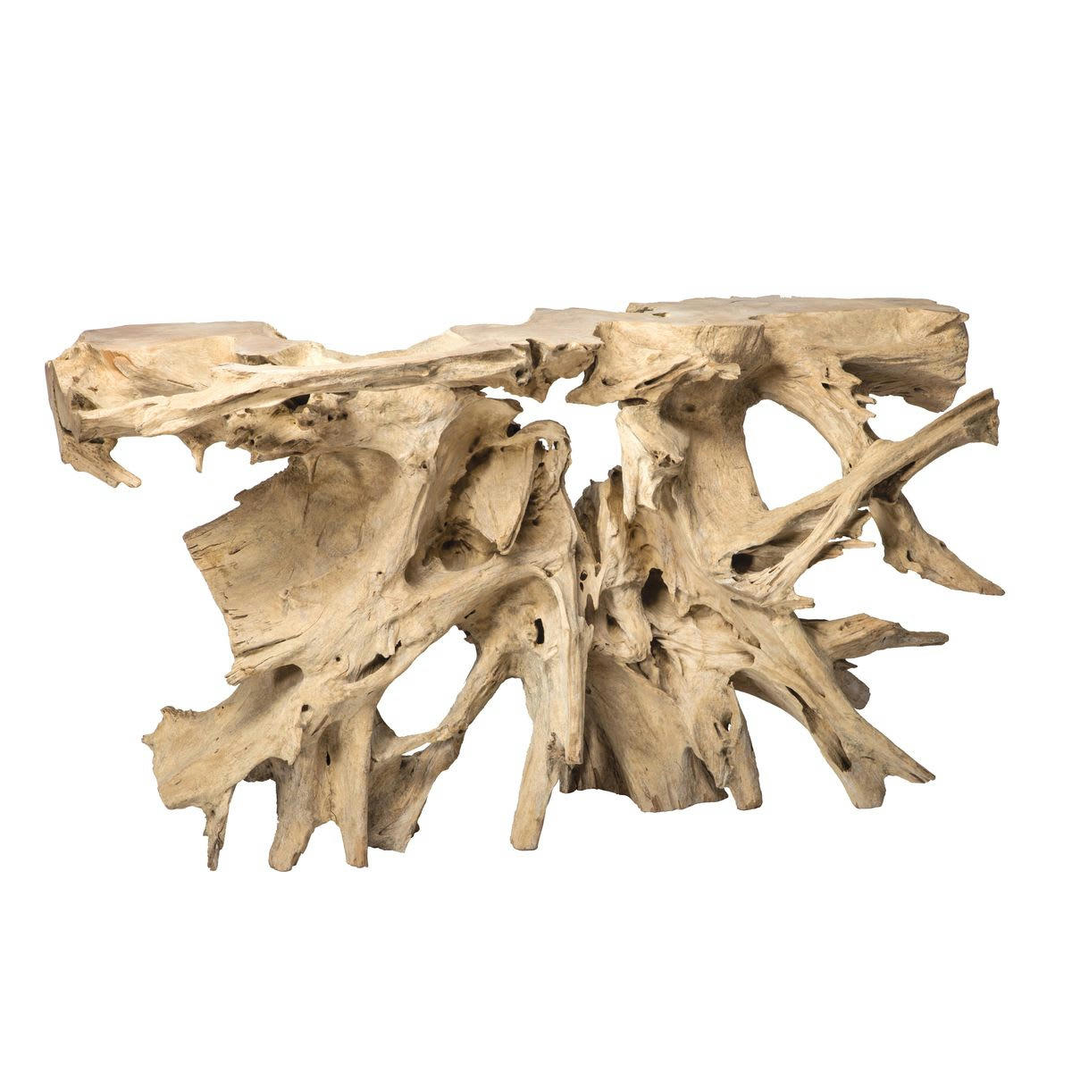 BELEGA - Console en racine de teck massif