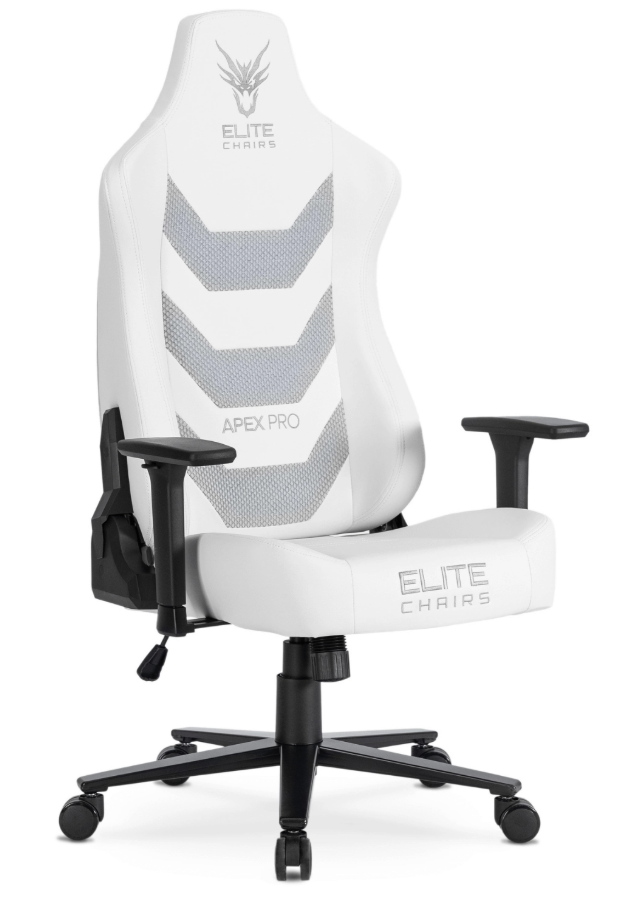 Fotel Gamingowy Obrotowy Ergonomiczny Biurowy Krzesło Dragon APEX Biały