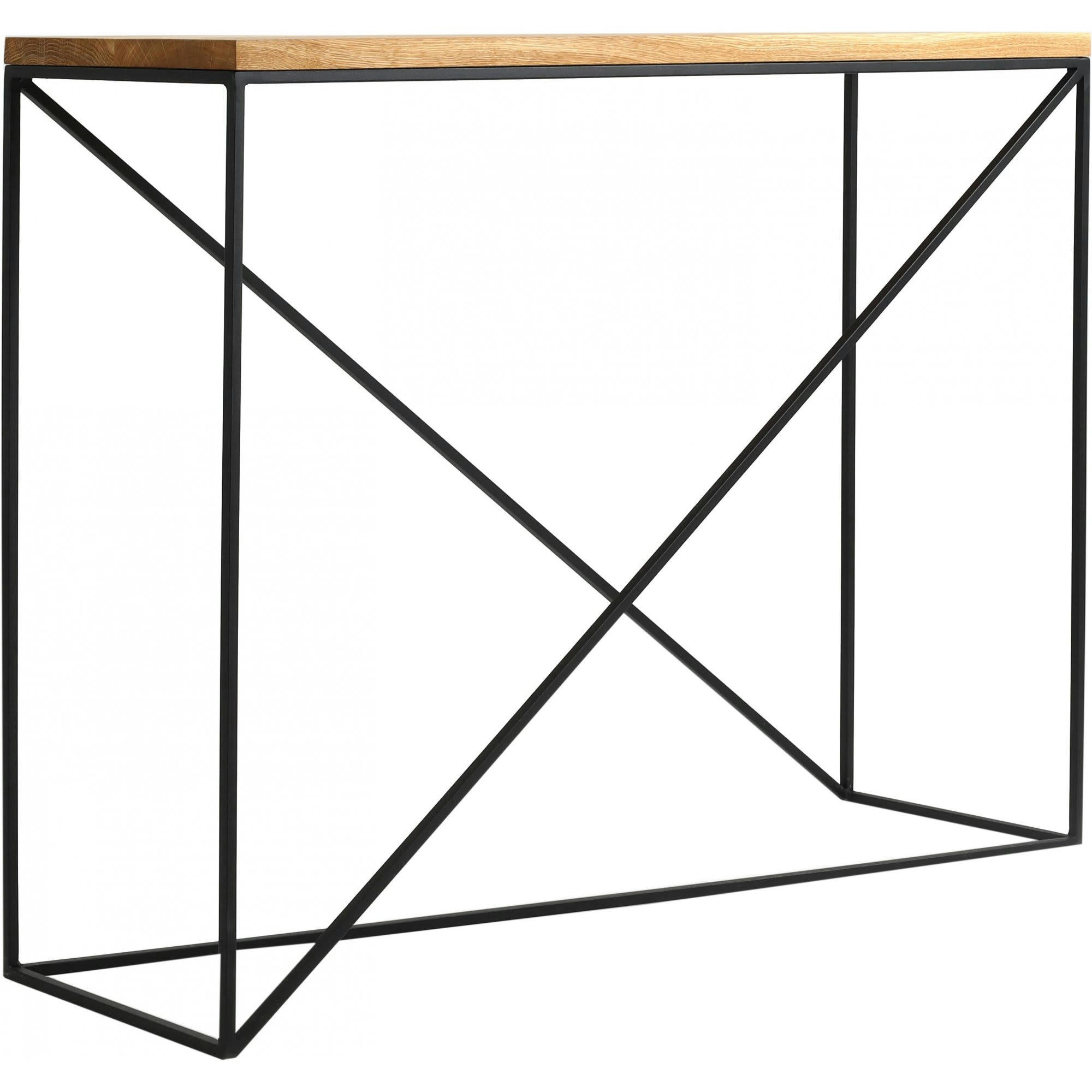 MEMO - Console Bois Chêne Bois clair