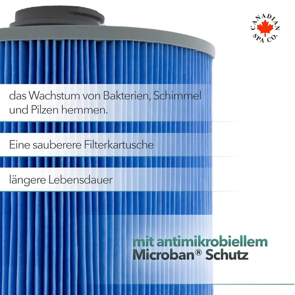 Filter, blau