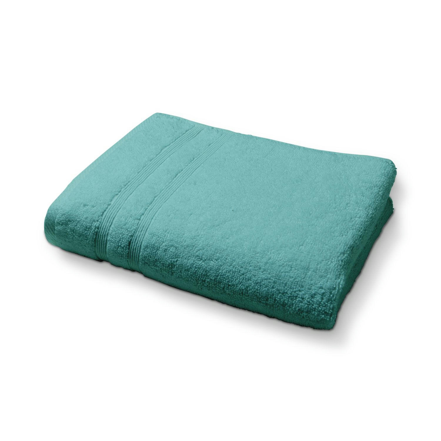 - Serviette de toilette en coton 50 x 90 cm bleu menthe