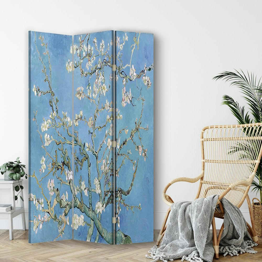 - Paravent - Cloison Amandier en Fleurs - Van Gogh cm 110x150 (3 volets)