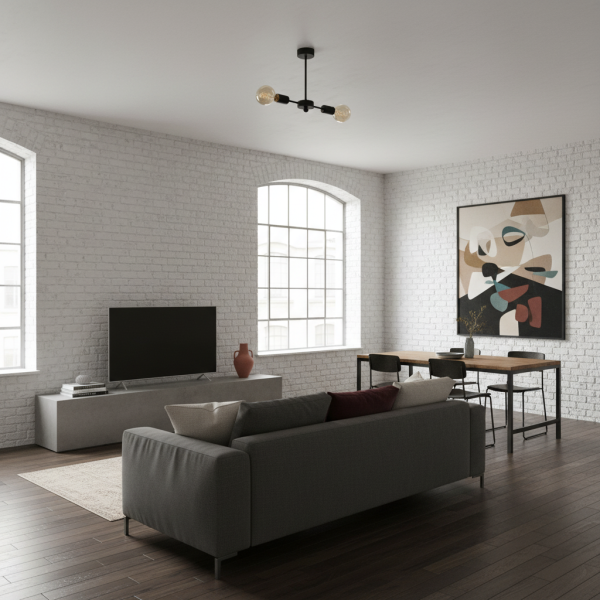 Lampa sufitowa EDYLIT loft nowoczesna 2xE27 BERENTA 13-128