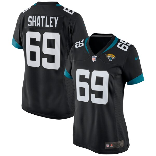 Tyler Shatley Jacksonville Jaguars Nike Women's Game Jersey - Black/Teal