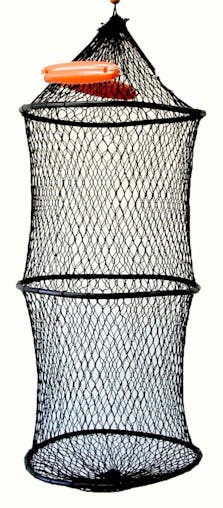 Seahorse Jumbo Collapsible Floating Keeper Net With Draw Cord Closure-Poly Creel