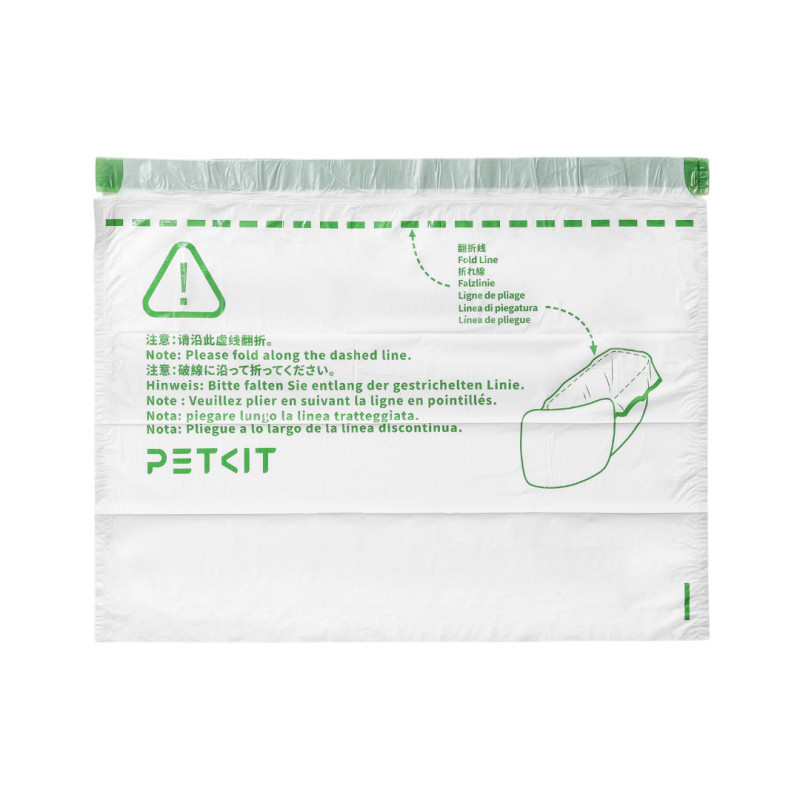 Rouleau de 20 sacs poubelle pour bac à litière Pura Max 2 et Purobot Max Pro 5 pièces PETKIT