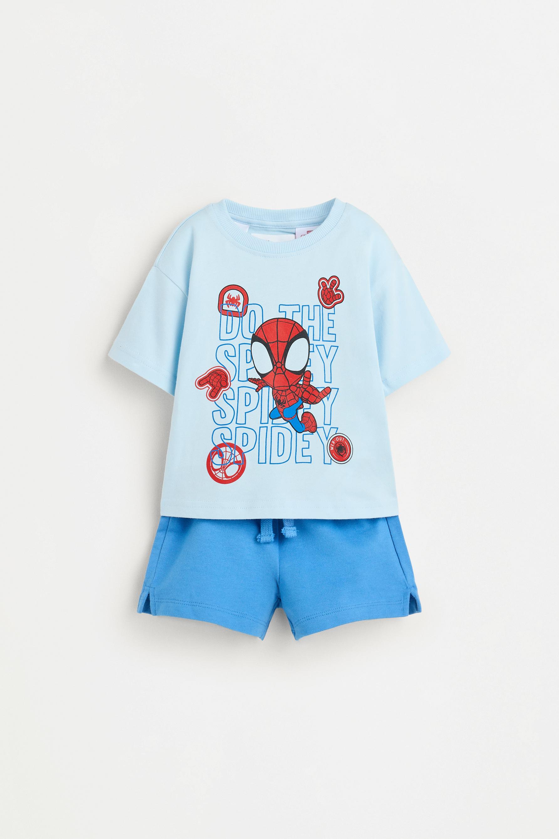 Set Spidey ©Marvel camiseta y bermuda