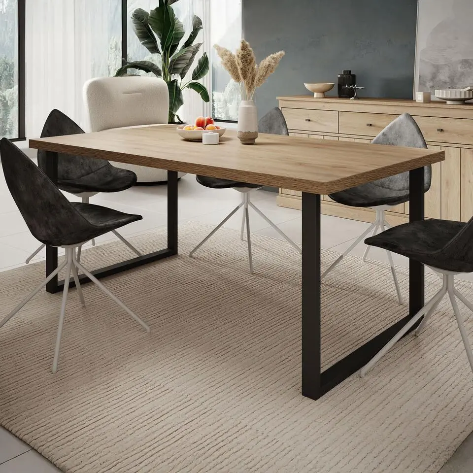 Meubella - Eetkamertafel Vince - Eiken - 180 cm