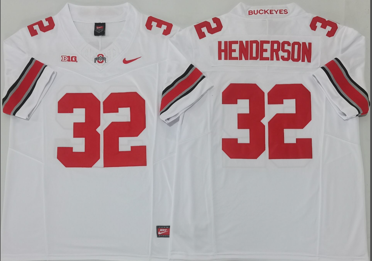 TreVeyon Henderson NCAA Ohio State Buckeyes Nike Vapor Limited Jersey