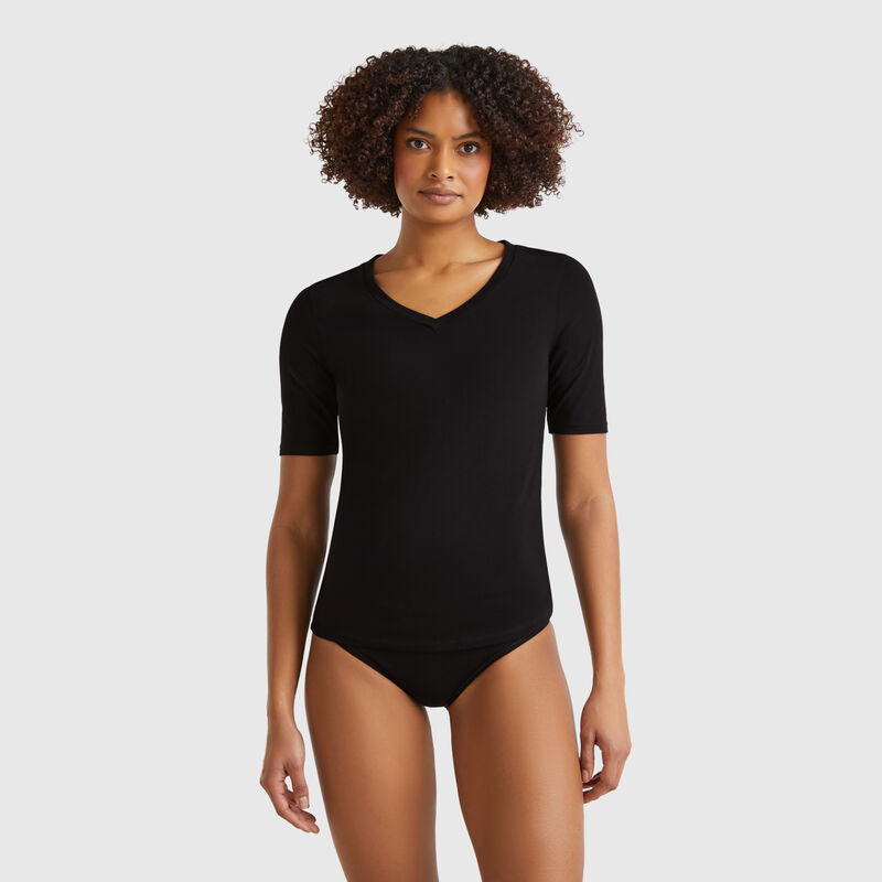 Super stretch cotton t-shirt