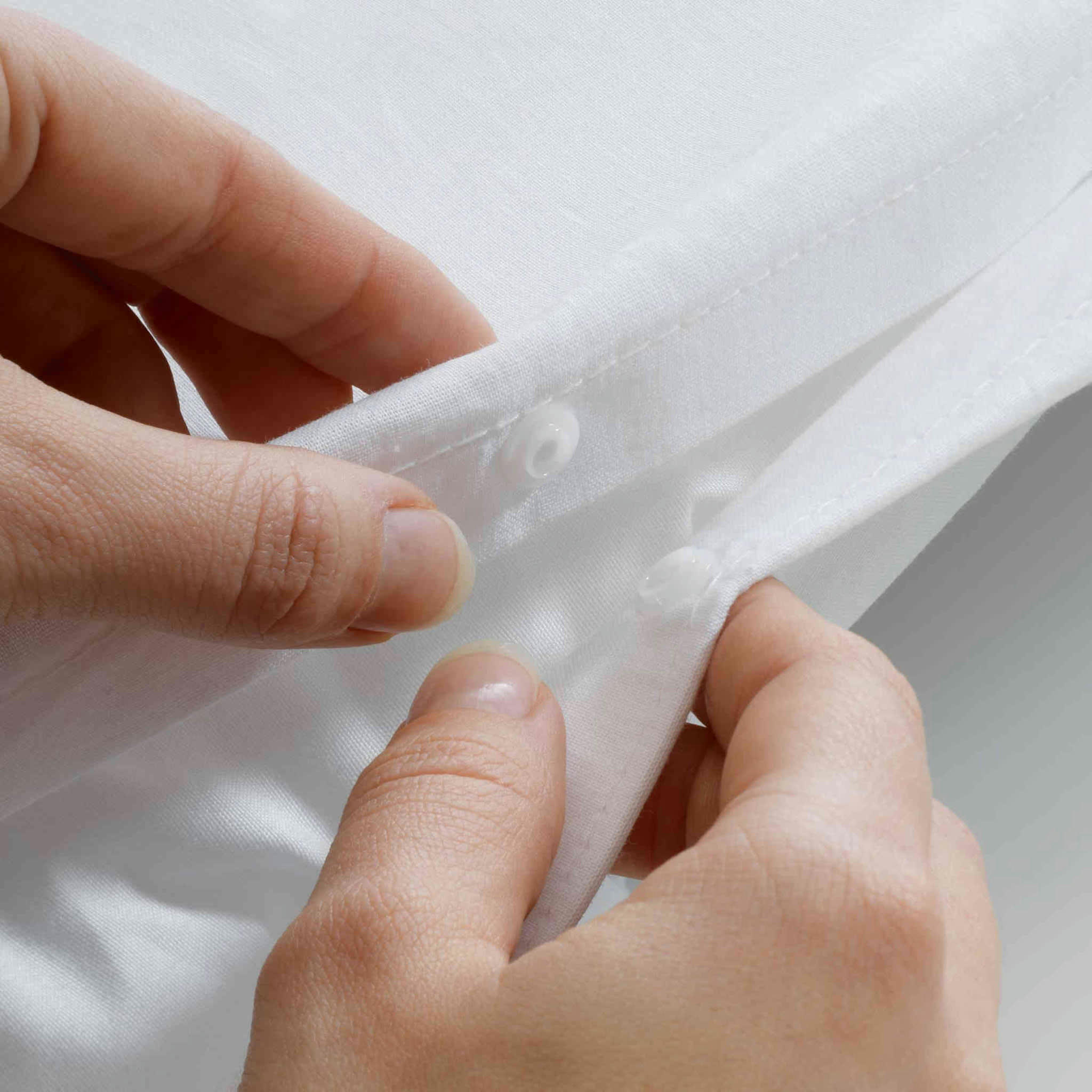 - Parure de lit en 100% coton lavé coton taupe 240x260