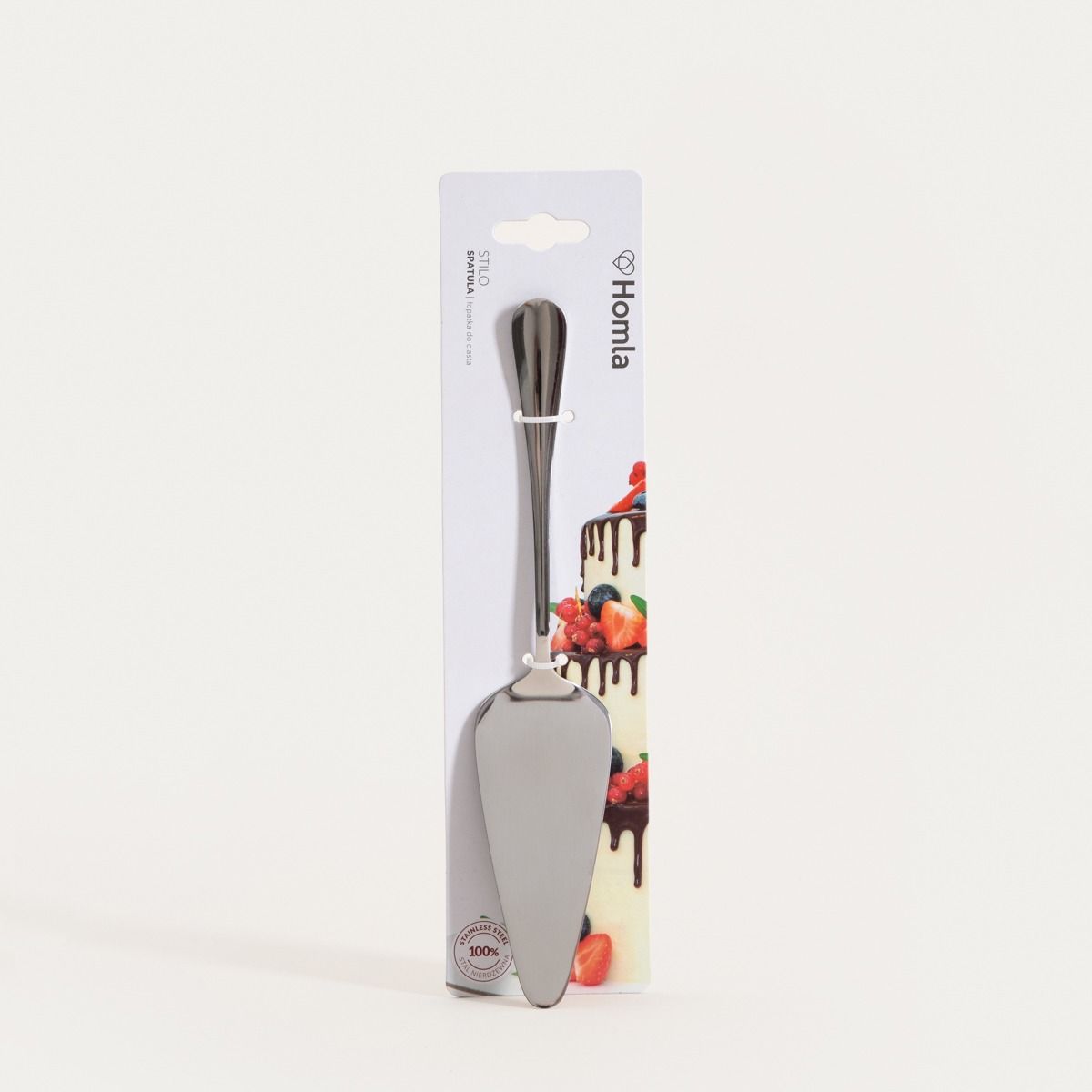 Łopatka STILO srebrna do ciasta 24 cm