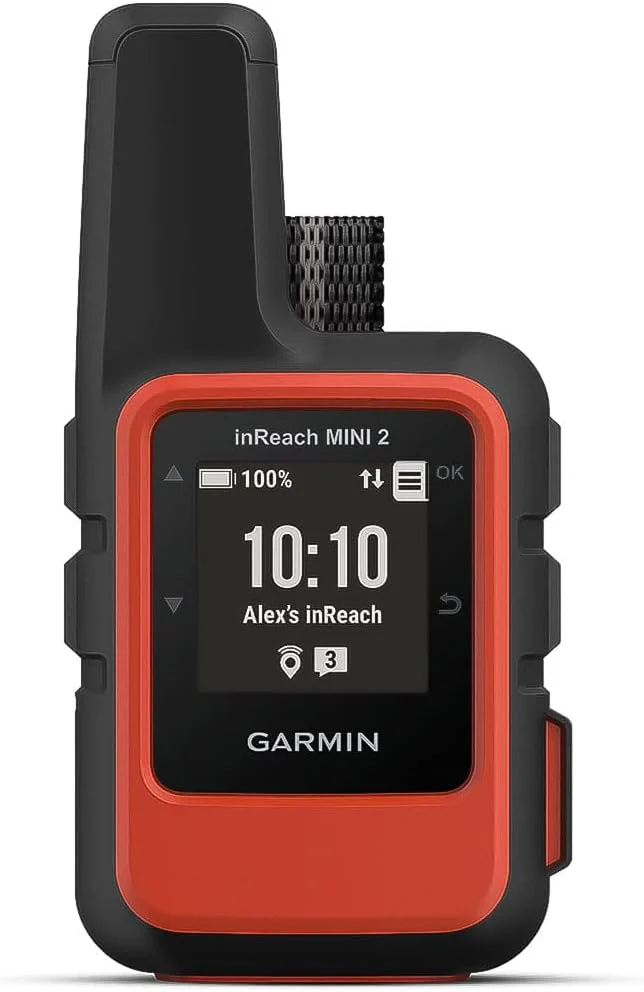 Compact and portable satellite communication device, suitable for hiking use, in orange color(Orange)