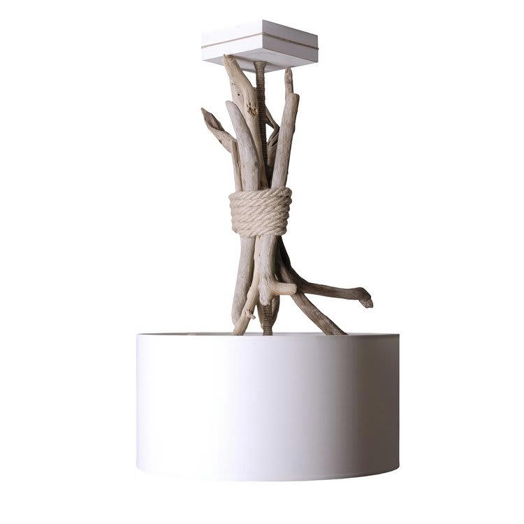 ESPRIT DE LAGON - Suspension en bois blanc