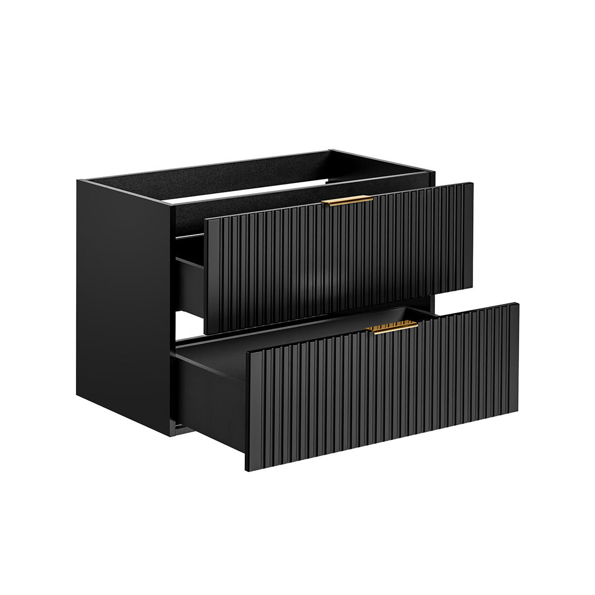 - Meuble sous-vasque 80cm noir