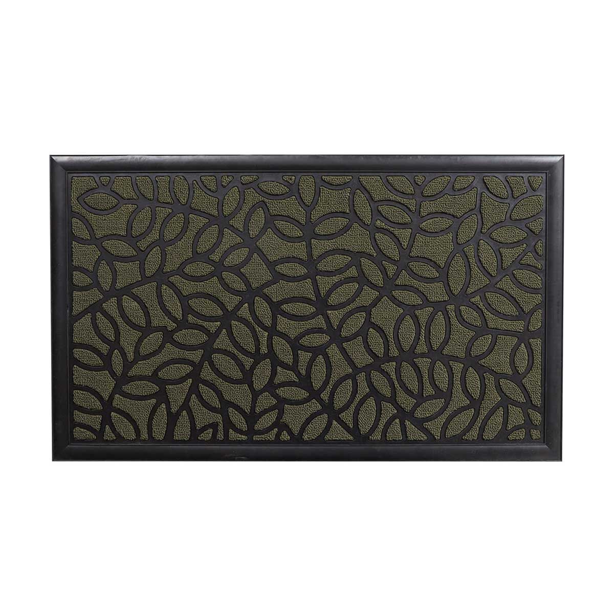 Tapete BRONX verde escuro e preto 45x75cm