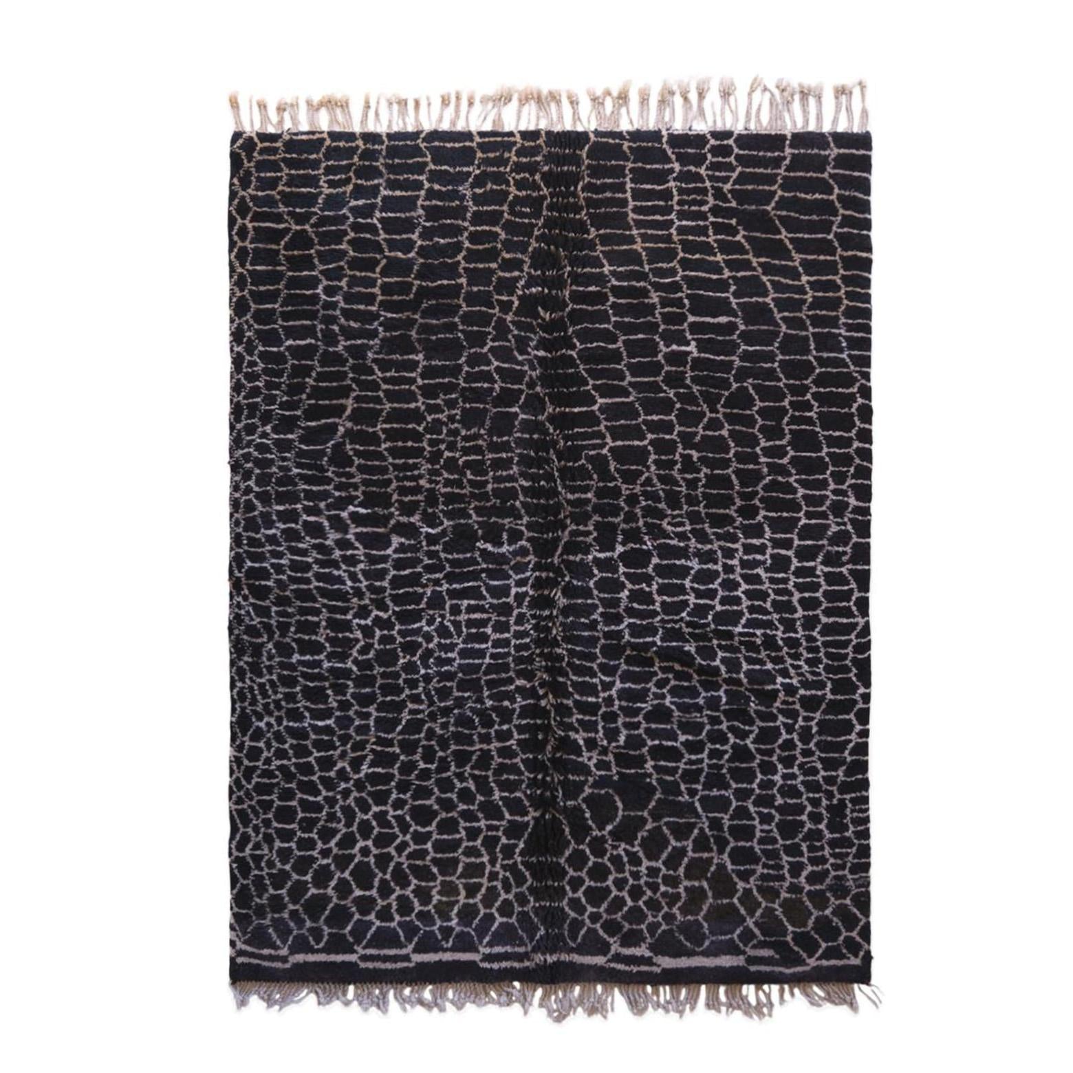 AFK Living vloerkleed Berber - handgemaakt - Wol - 80 cm x 240 cm