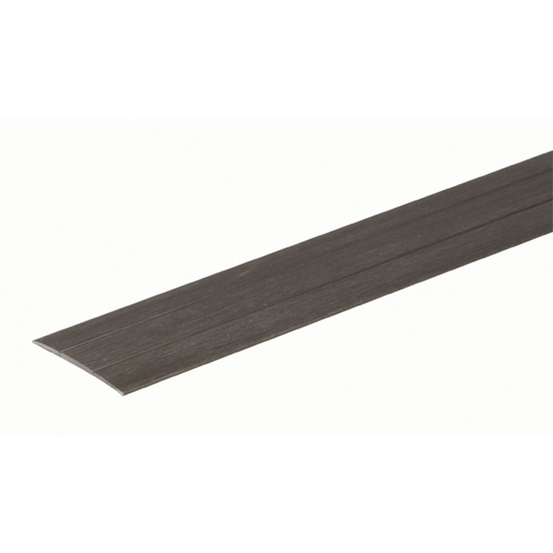 Barre de seuil autoadhésive en aluminium inox 38 x 1 mm 0,9 m ALBERTS