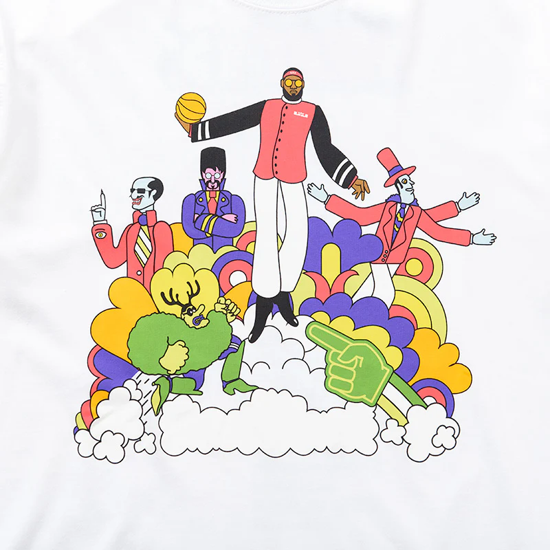 Nike LeBron Tee 'Heat Wave' - White