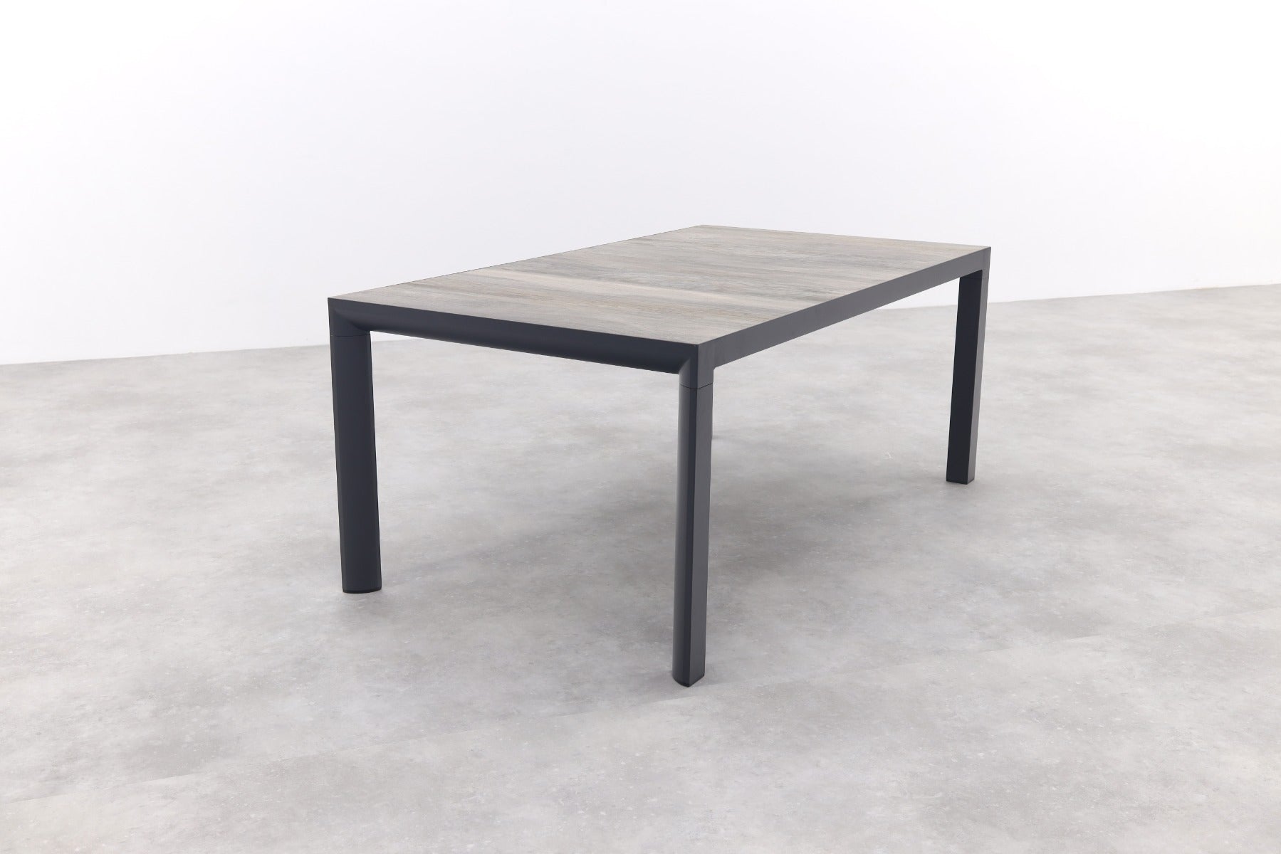 VDG Kings tuintafel antraciet - 180x100 cm.