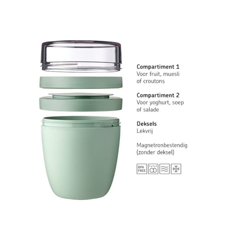 Mepal lunchpot - lichtgroen - 500 ml   200 ml