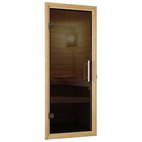 Sauna »Tuckum«, inkl. 3.6 kW Saunaofen mit integrierter Steuerung, für 3 Personen