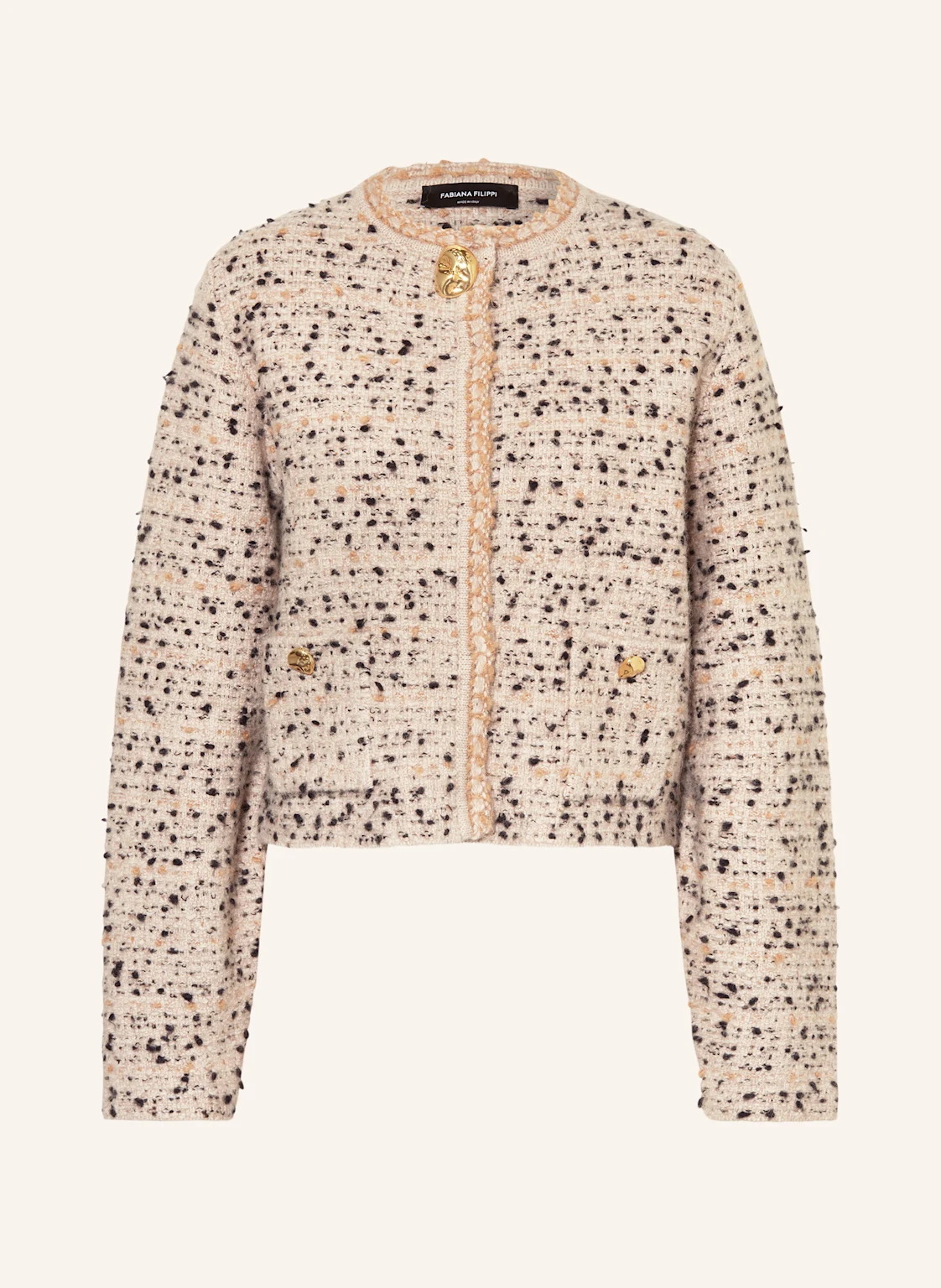 FABIANA FILIPPI Kastenjacke aus Bouclé