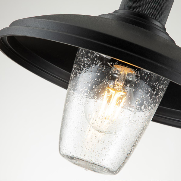 Kinkiet zewnętrznyteksturowana czerń Allenbury 1xE27x40W IP44 Kichler
