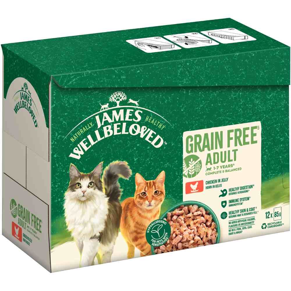 James Wellbeloved Grain Free Adult Cat Hypoallergenic Chicken