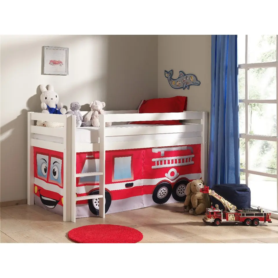 Vipack halfhoogslaper Pino brandweerset - wit