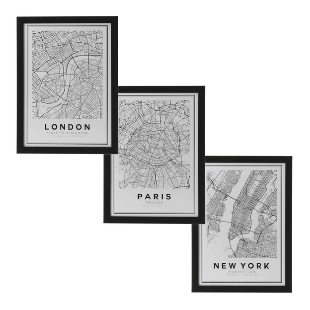 KIT QUADROS C/3 ROAD MAP