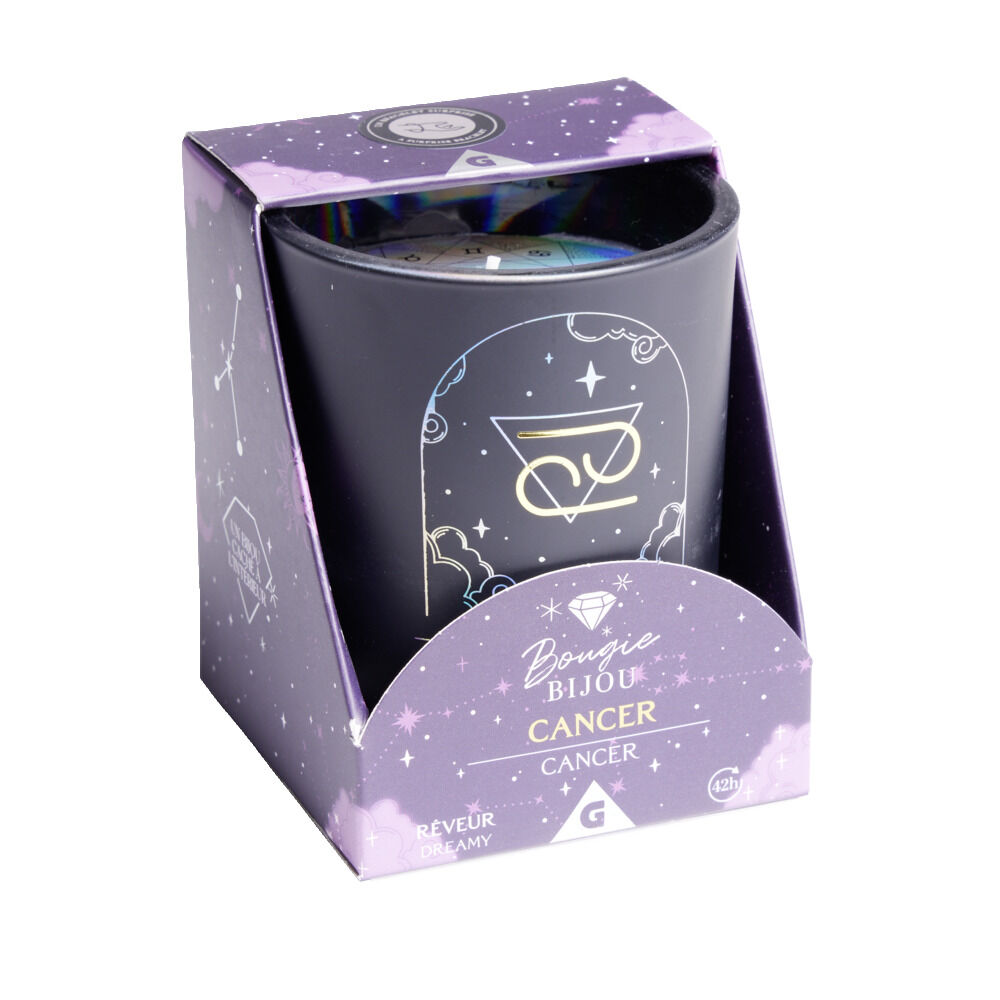 Bougie bijou signe astrologique bracelet argenté - 12 modèles