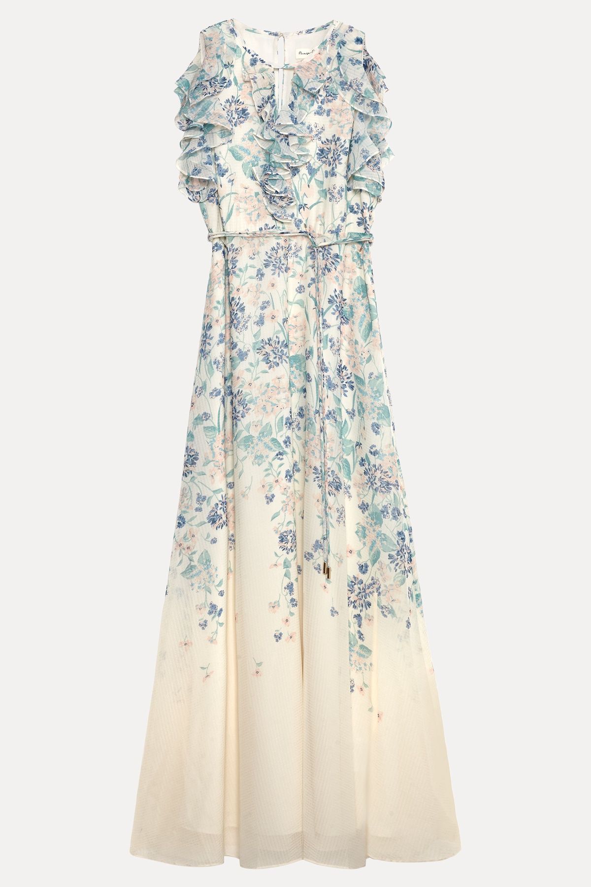Phase Eight Rachel Floral Ruffle Detail Maxi Dress