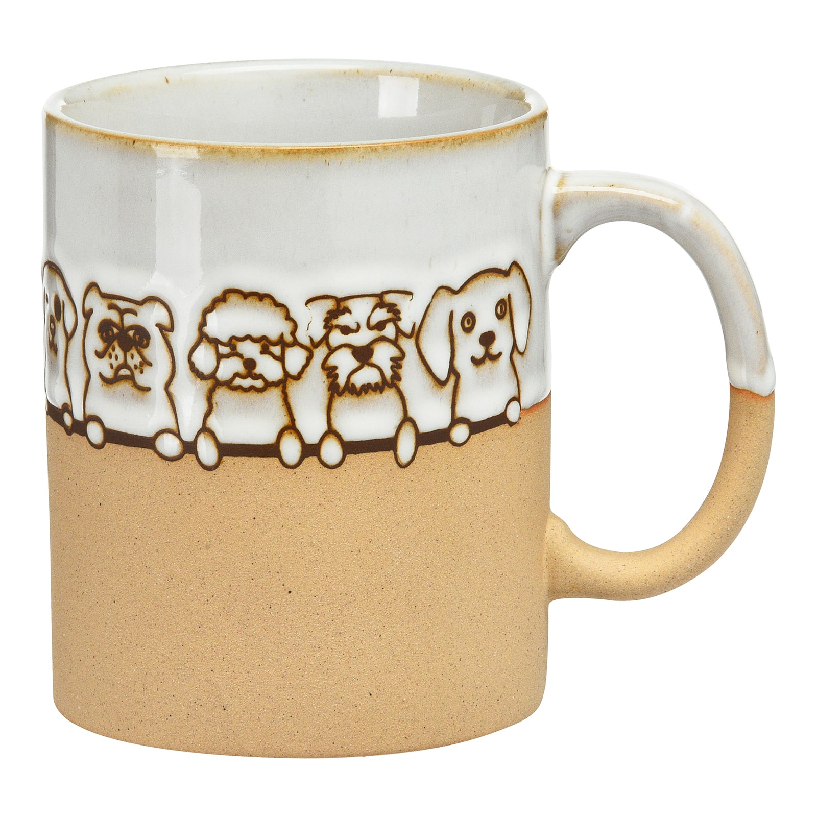 Jumbotasse Hunde Beige,B 130 x H 110 x T 90 mm