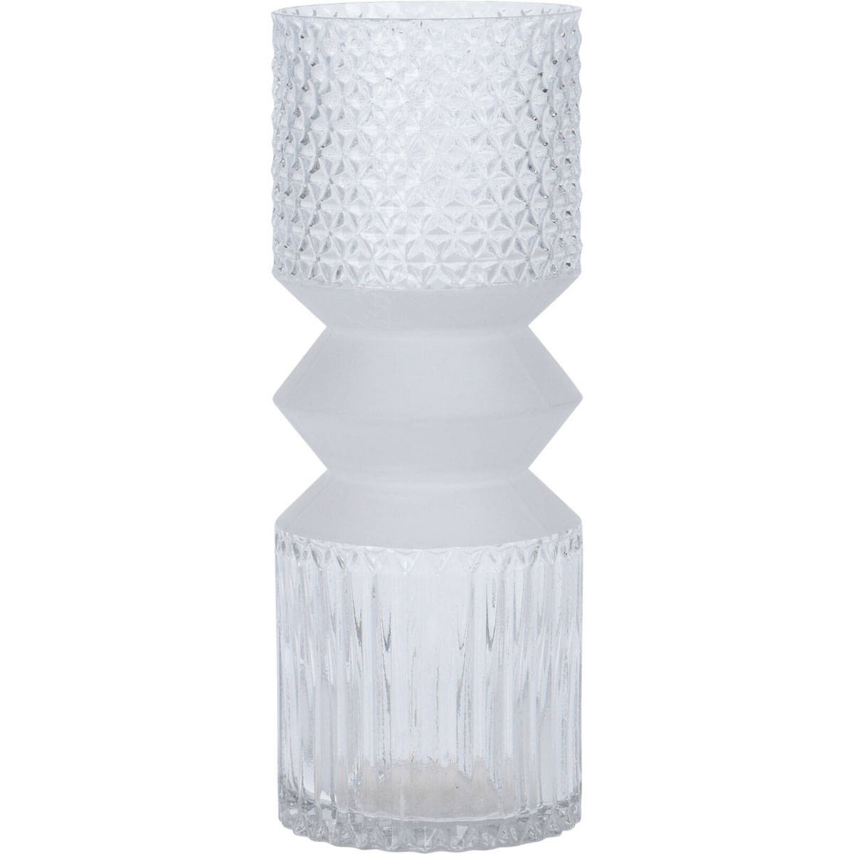 Wazon szklany cylindryczny, 30 cm