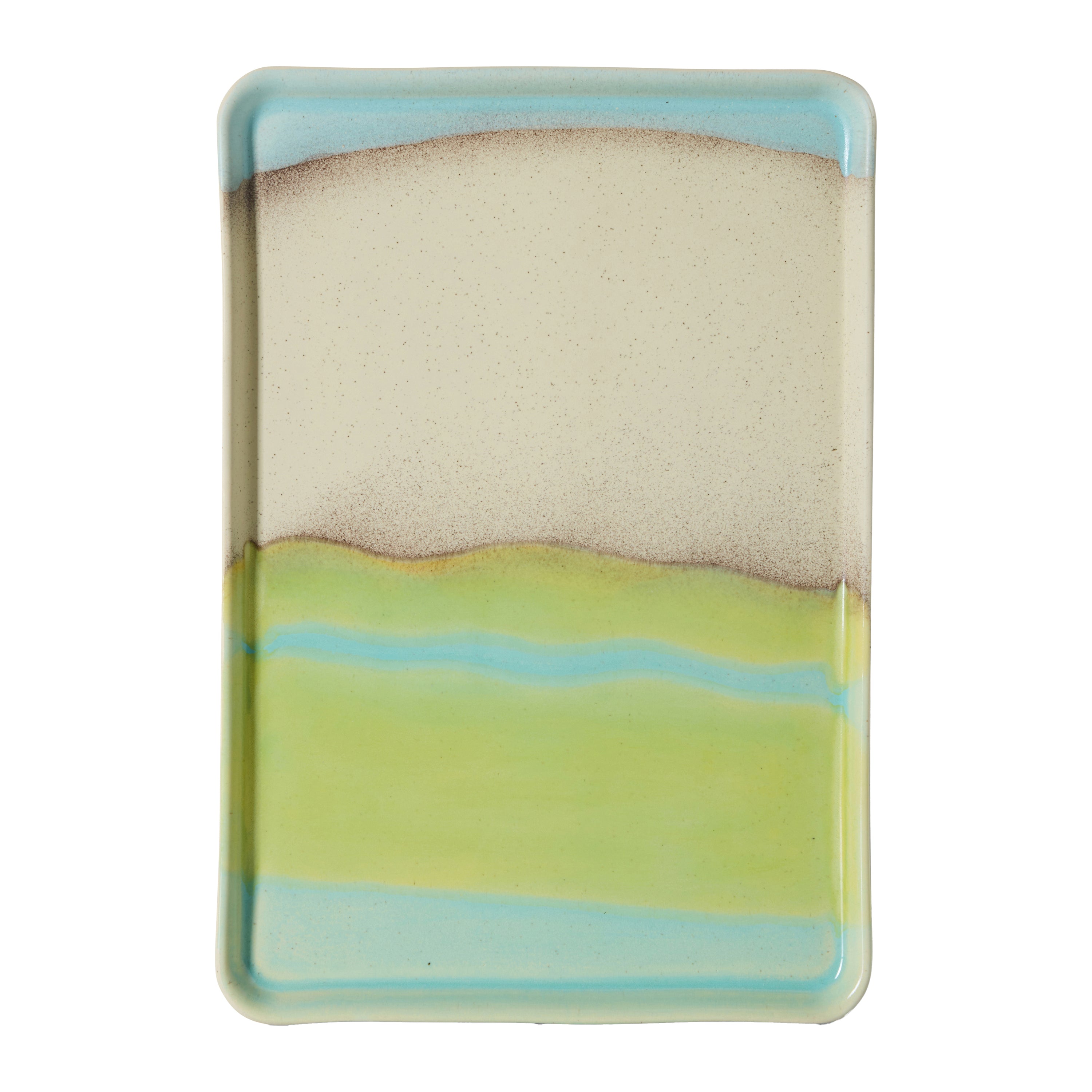 HKliving 70's Ceramics Large Tray - Glint