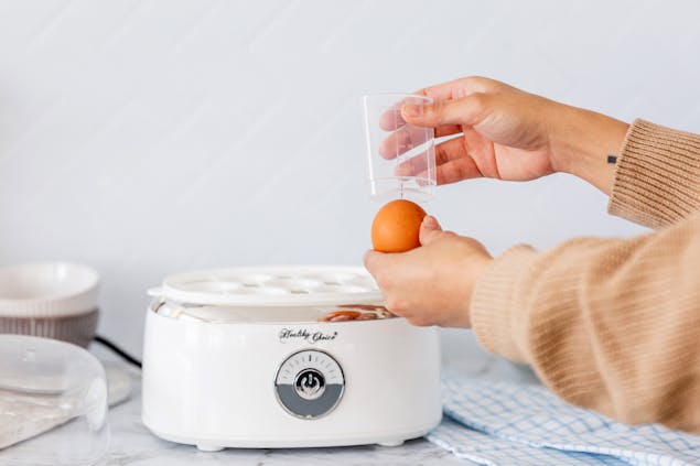 Electric Egg Steamer, Fits 7 Eggs & Cooked Perfectly