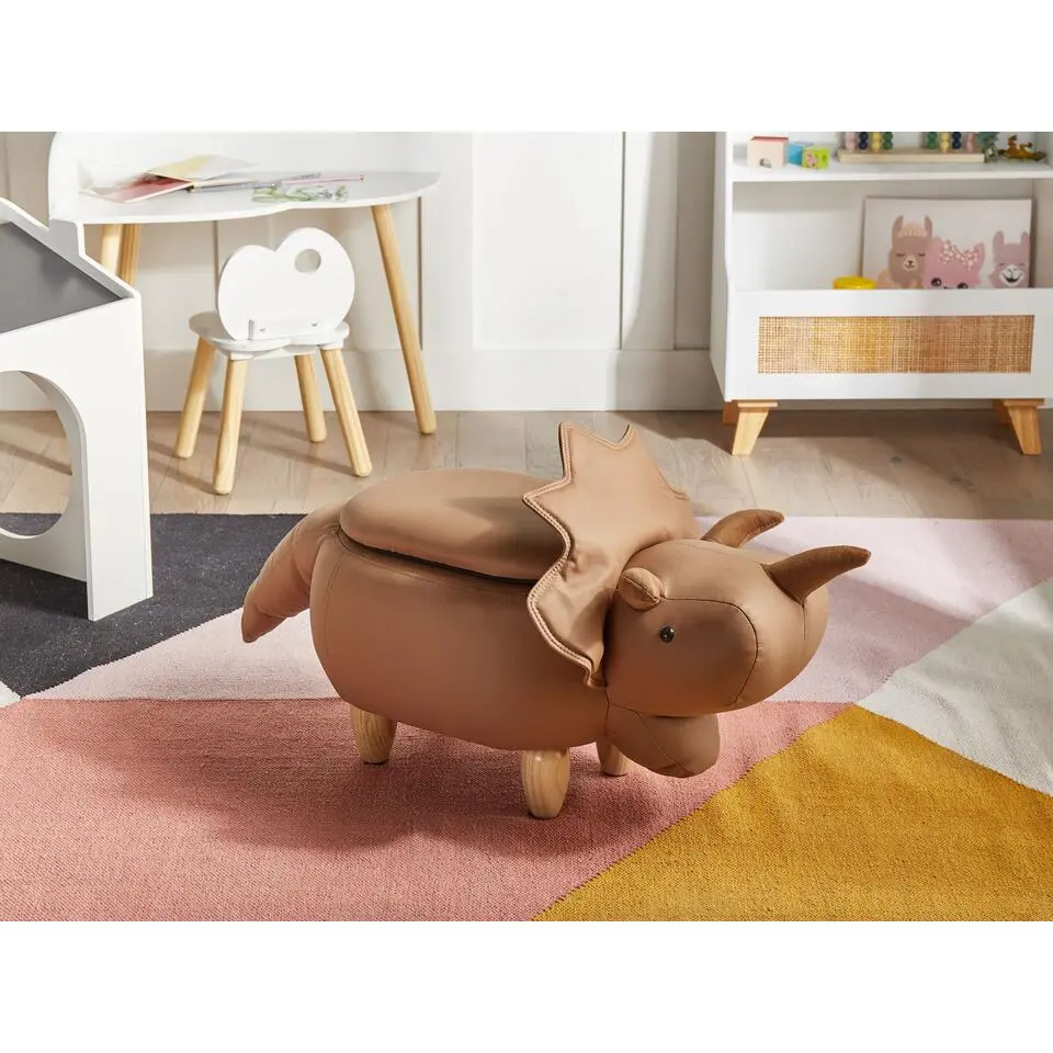 TRICERATOPS - Dierenpoef - Bruin - Polyester