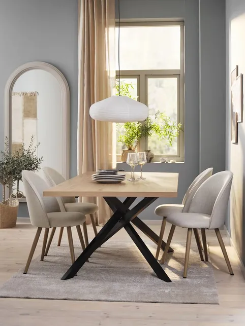 Spejl AGGERSUND 85x180 beige