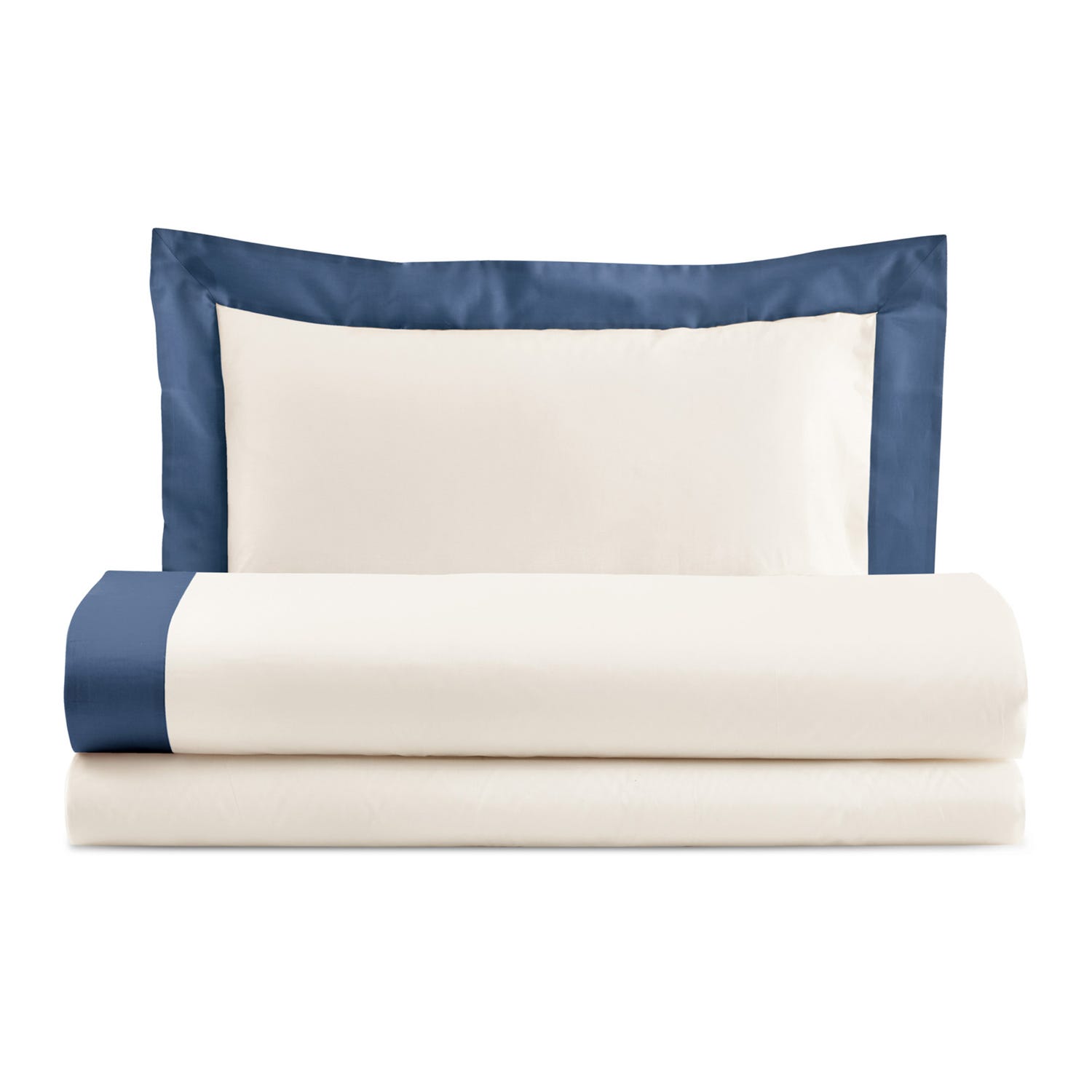 Completo letto una piazza e mezza Sharon blu Biancoperla