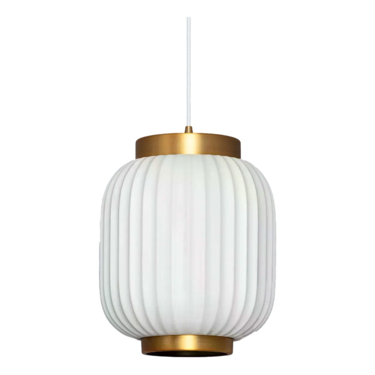 Lampa wisząca biało-złota Porcellado1xE14x40W Abruzzo