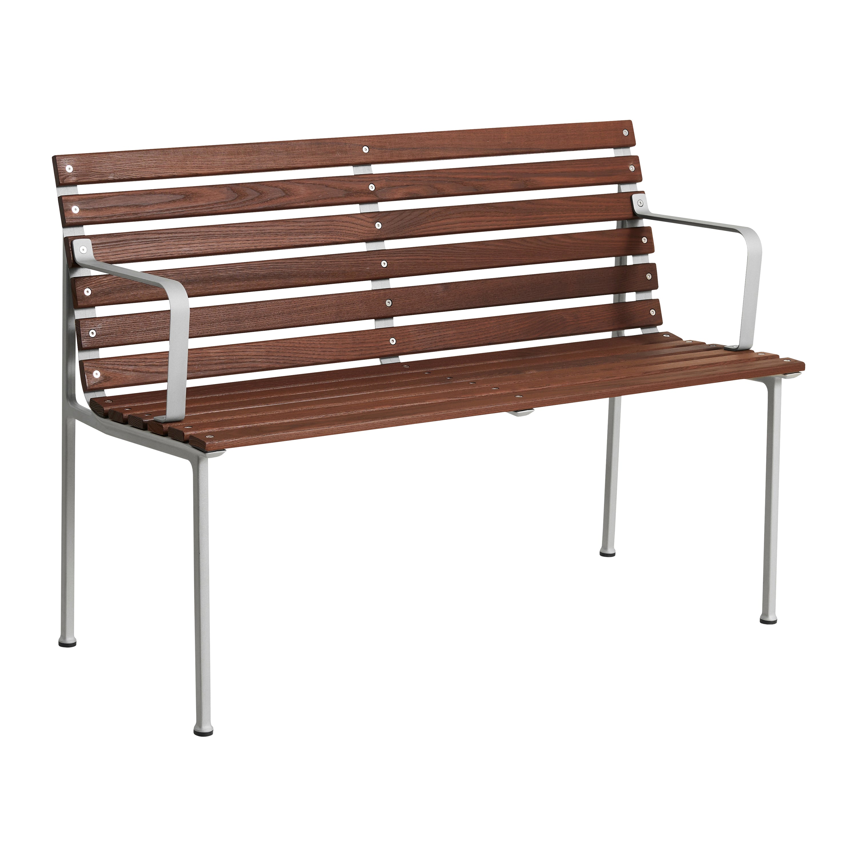 HAY Traverse Tuinbank 2,5-zits met Armleuning - Essenhout