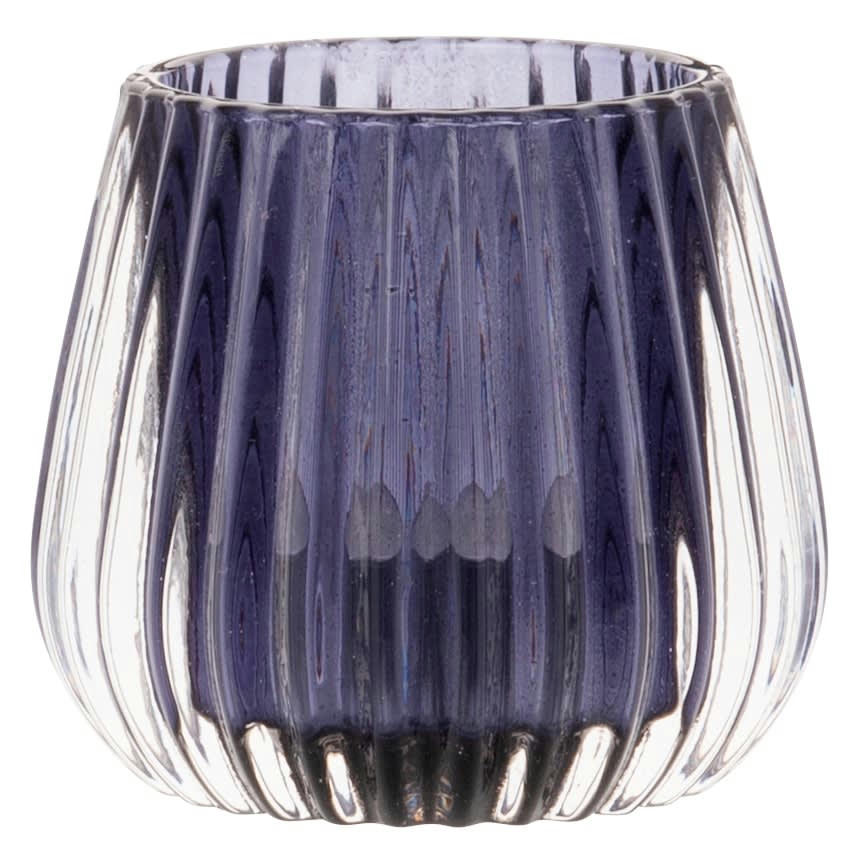 - Lumignon en verre violet