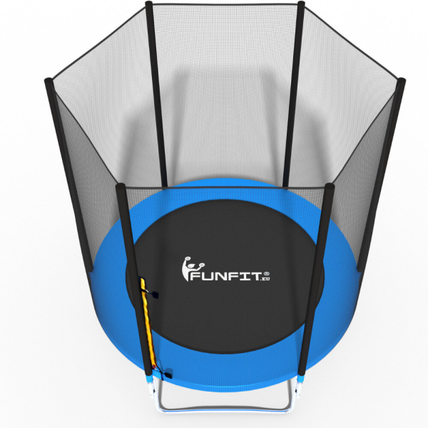 Trampolina Ogrodowa Z Siatką Zewnętrzną dla dzieci 183cm 6ft FUNFIT