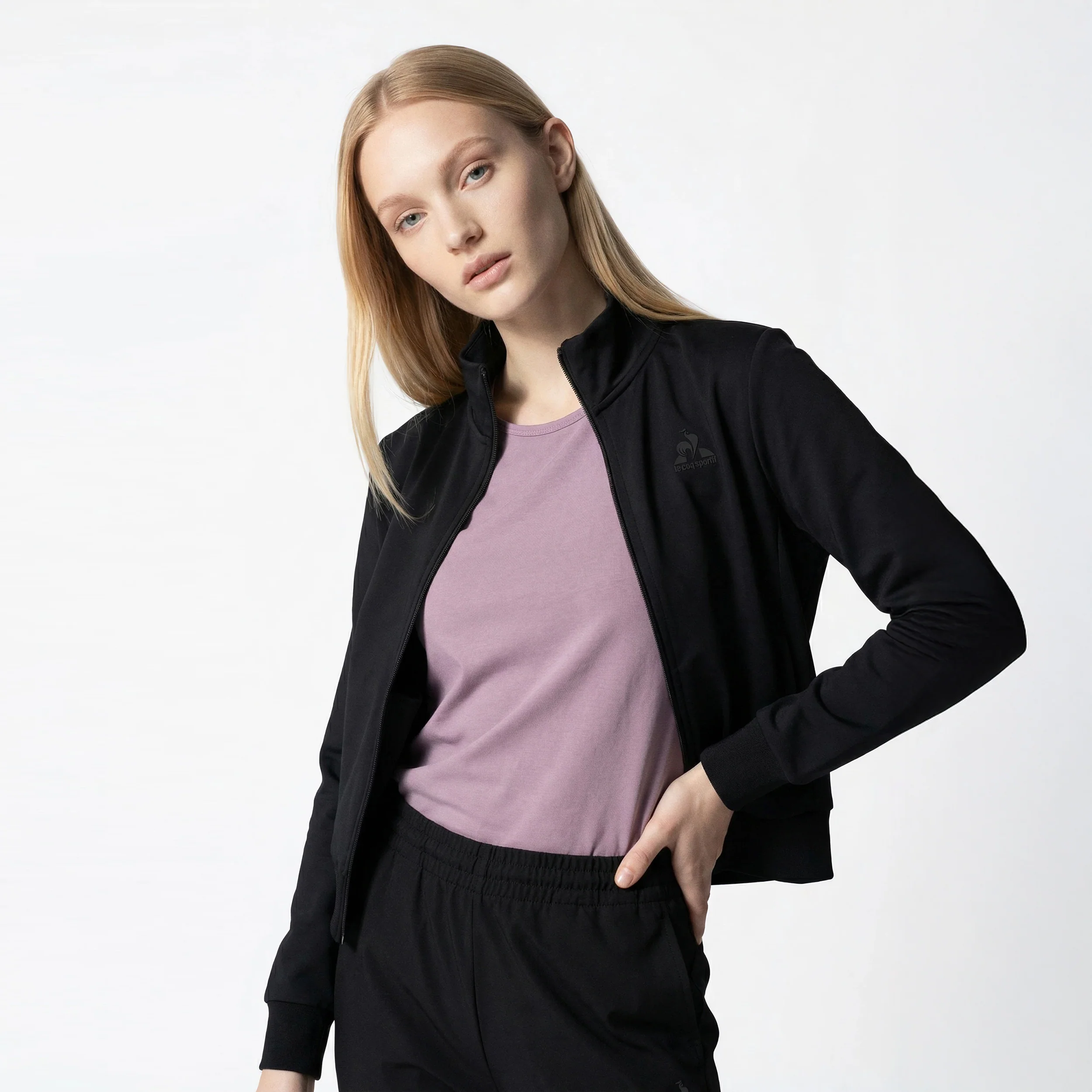 Veste zippée de sport stretch et respirant