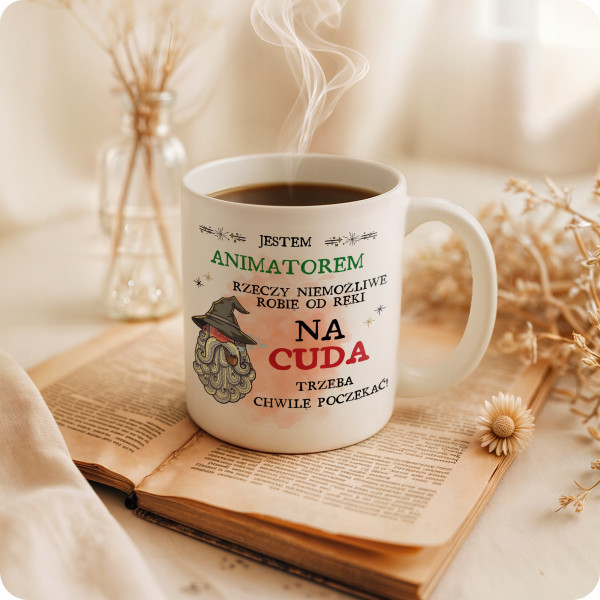 Kubek Dla Animatora na Prezent z Nadrukiem ze Zdjęciem 330 ml PoliDraw