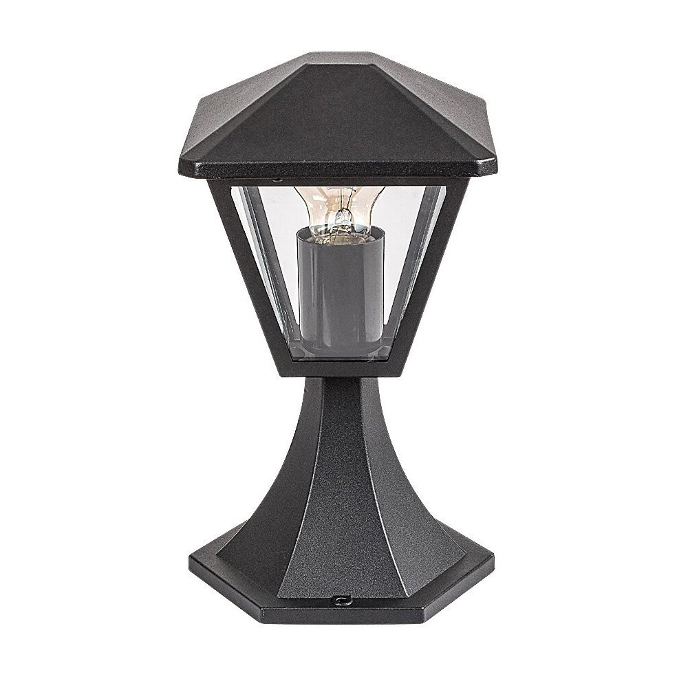 Lampa ogrodowa stojąca czarna Paravento wys:29 cm 1xE27x40W IP44 Rabalux