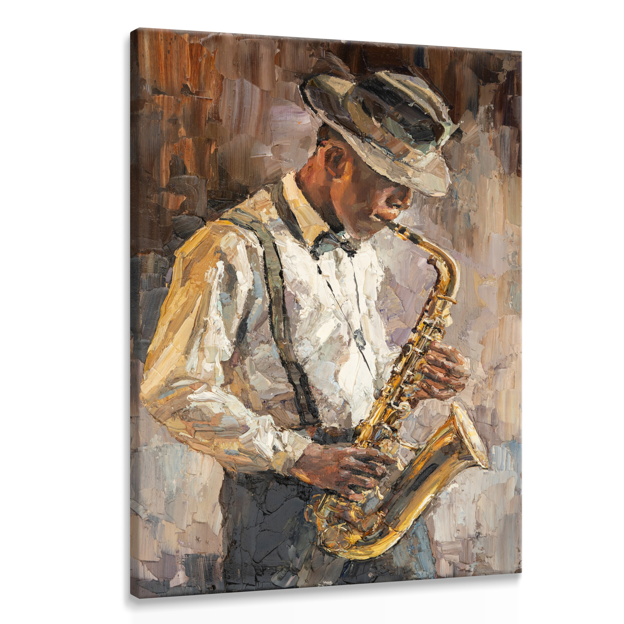Obraz Do Salonu Jazzman z saksofonem 20x30cm