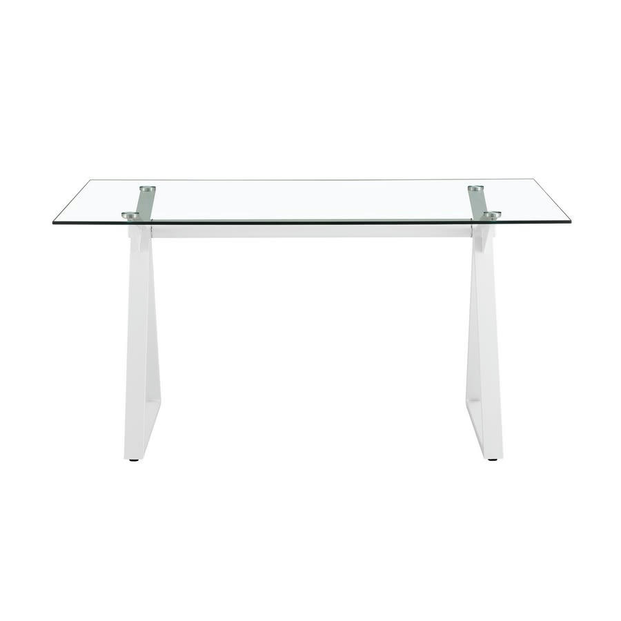 - Table de cuisine en verre 150x90 cm
